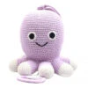 NatureZOO Gehäkelte Spieluhr, Hellvioletter Oktopus 1 NatureZOO Gehäkelte Spieluhr, Hellvioletter Oktopus -Bambino Store 17764 0