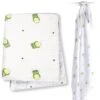 Lulujo Muslin Swaddle Mulltuch - Owl Always Love You -Bambino Store 17814 0