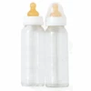 Hevea Babyfläschchen Aus Glas (weiss, 240ml, 2er Pack) + Trinksauger -Bambino Store 19664 0