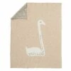 Fresk Gestrickte Decke 100x150 - Schwan 1 Fresk Gestrickte Decke 100x150 - Schwan -Bambino Store 19980 0