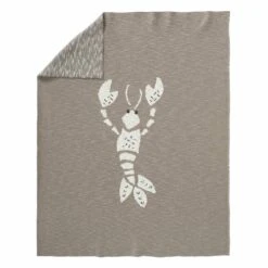 Fresk Gestrickte Decke 80x100 - Hummer