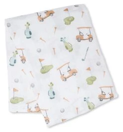 Lulujo Muslin Swaddle Mulltuch - Golf