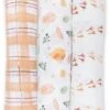 Lulujo Muslin Mulltuch 3er Pack - Beige Birds 2 Lulujo Muslin Mulltuch 3er Pack - Beige Birds -Bambino Store 20931 0