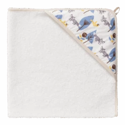 Fresk Baby Kapuzenbadetuch - Fox Blue