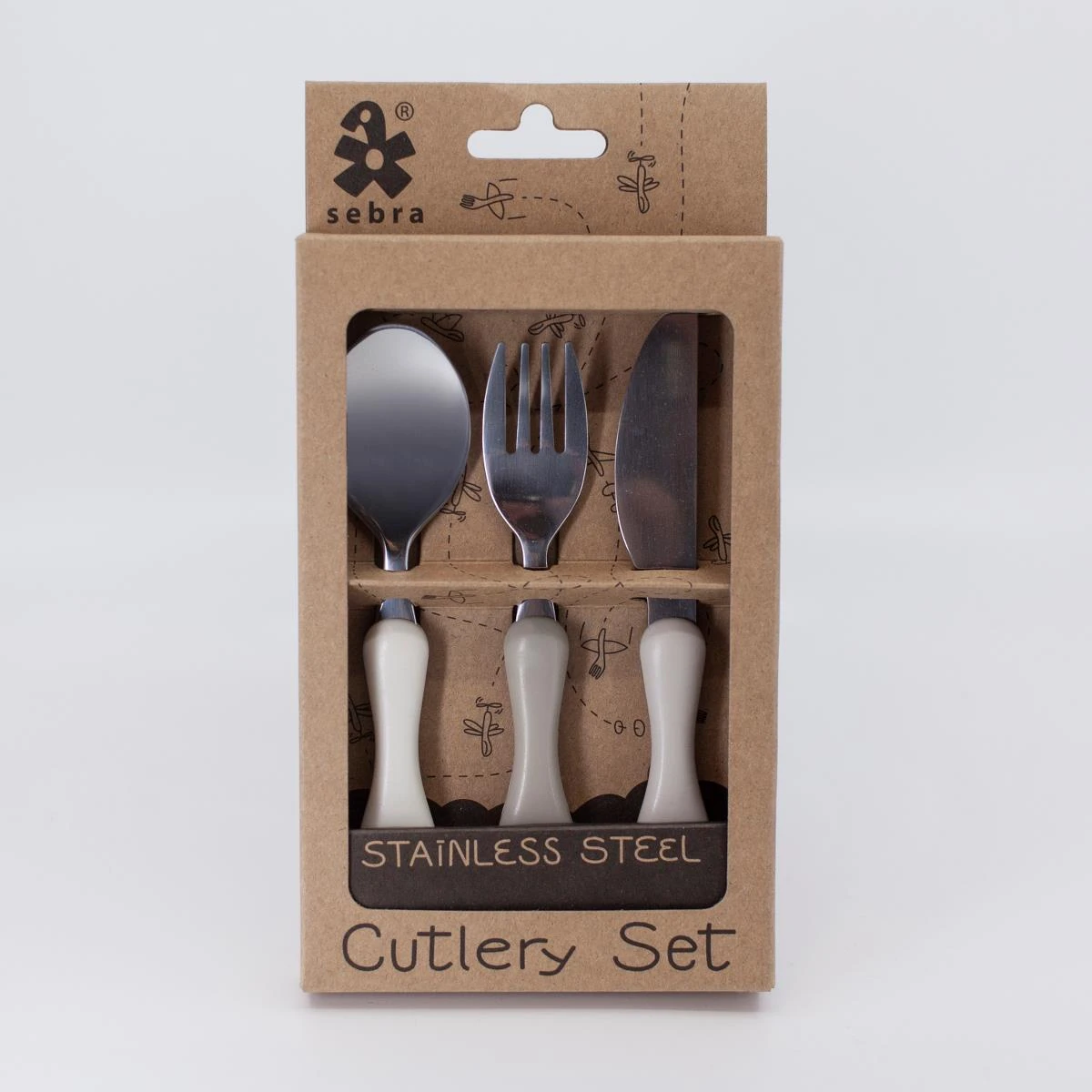 Sebra Besteck-Set, Moonlight Beige 4 Sebra Besteck-Set, Moonlight Beige – Bild 2