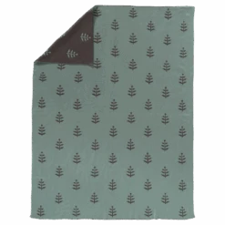 Fresk Fein Gestrickte Decke 80x100 - Leaves