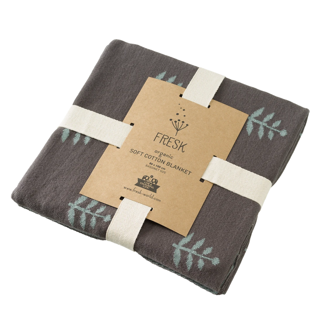 Fresk Fein Gestrickte Decke 80x100 - Pusteblume 4 Fresk Fein Gestrickte Decke 80x100 - Pusteblume – Bild 2