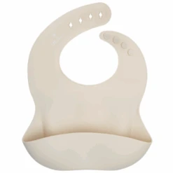 Little Lambo Silikon Esslätzchen, Beige