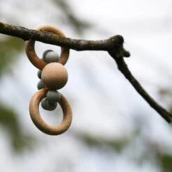 Milkii Beissring Holzrassel, Light Grey 9 Milkii Beissring Holzrassel, Light Grey -Bambino Store 26933 3