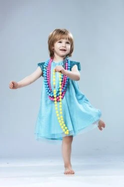 Milkii Stillkette Kaukette, Funky Pearls, Orange 10 Milkii Stillkette Kaukette, Funky Pearls, Orange -Bambino Store 2697 2