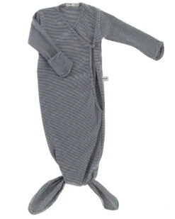 Snoozebaby Schlafbody Cocon, 3-6 Mon., TOG 1.0 - FOREST GREEN STRIPE