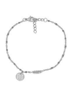 Proud MaMa MAM Armband, Silber Federn
