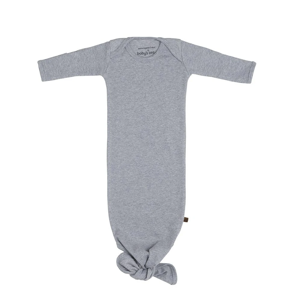 Baby's Only Geknoteter Strampler, Melange Grau, Grösse 50/56 3 Baby's Only Geknoteter Strampler, Melange Grau, Grösse 50/56