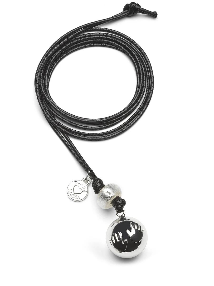 Proud MaMa Bola-Kugel - BabyBel Basic Baby Händchen, Silber 3 Proud MaMa Bola-Kugel - BabyBel Basic Baby Händchen, Silber