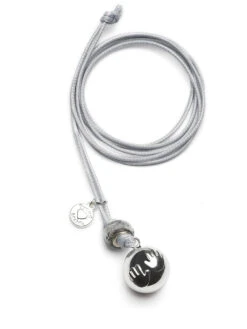 Proud MaMa Bola-Kugel - BabyBel Basic Baby Händchen, Grau/ Silber