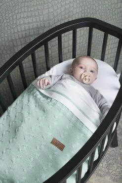 Baby's Only Babydecke Cable, Weiß -Bambino Store 30226 2