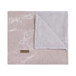 Baby's Only Babydecke Teddyfutter Marble, Alt Rosa/klassisch Rosa