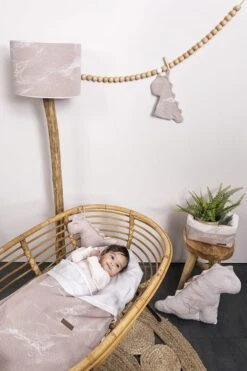 Baby's Only Babydecke Teddyfutter Marble, Alt Rosa/klassisch Rosa -Bambino Store 30305 3