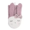 Kikadu Waschhandschuh Hase, Rose -Bambino Store 30370 0