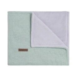 Baby's Only Babydecke Teddyfutter Sparkle, Gold-Mint Melee 70 X 95 Cm