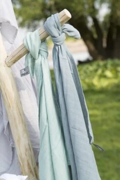 Baby's Only Swaddle, Stonegreen (2er Pack, 65x65cm) 11 Baby's Only Swaddle, Stonegreen (2er Pack, 65x65cm) -Bambino Store 30818 3