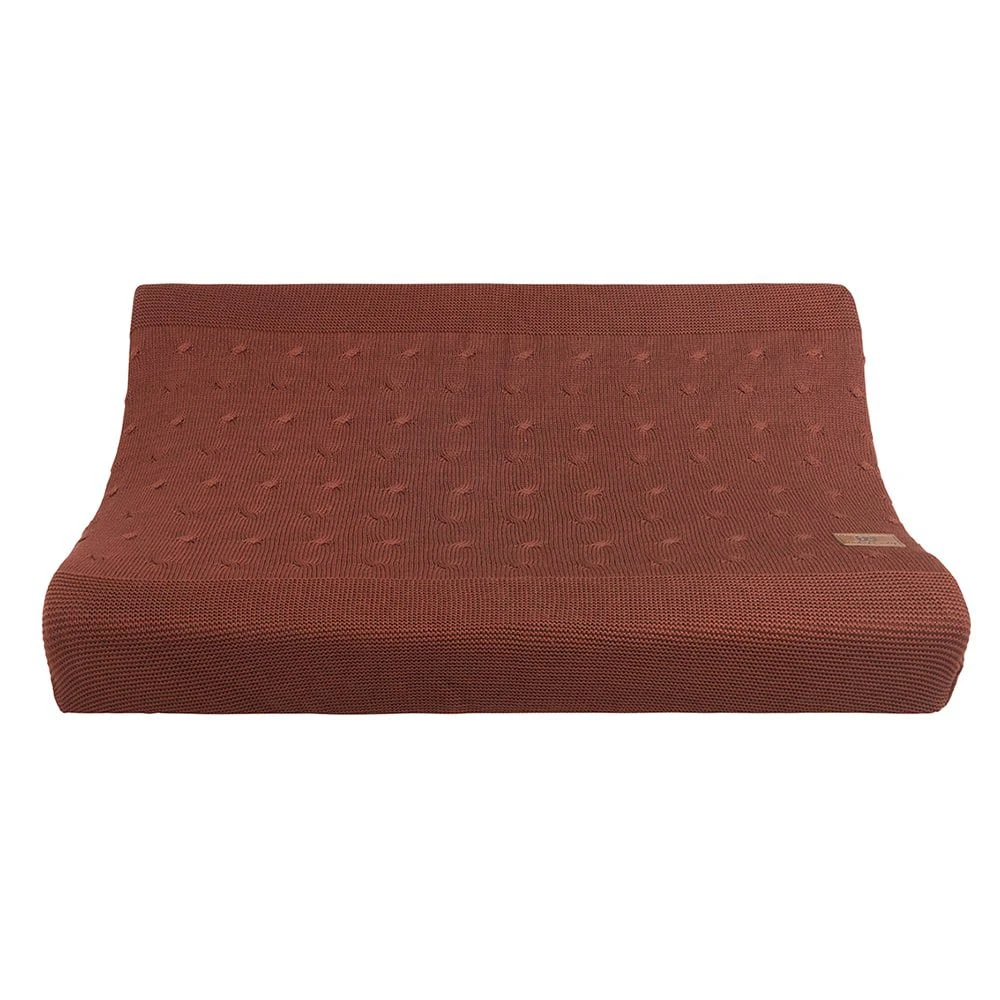 Baby's Only Wickelauflagenbezug Cable, Brique 45x70 Cm 3 Baby's Only Wickelauflagenbezug Cable, Brique 45x70 Cm