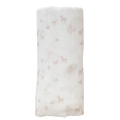 Snoozebaby Mulltuch Aus Bio-Baumwolle, 80 X 80, Peach Blush