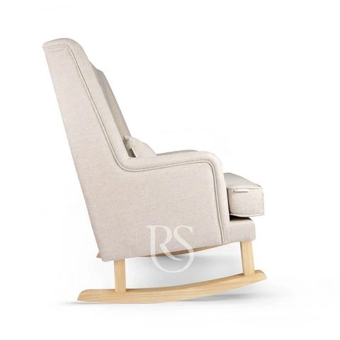 Rocking Seats Schaukelstuhl Bliss Rocker, Naturleinen Beige & Naturholz 5 Rocking Seats Schaukelstuhl Bliss Rocker, Naturleinen Beige & Naturholz – Bild 3