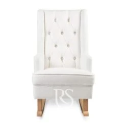 Rocking Seats Schaukelstuhl Kids Royal Rocker, Schneeweiß & Natürliches Holz -Bambino Store 32444 2