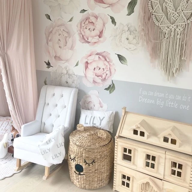 Rocking Seats Schaukelstuhl Kids Royal Rocker, Blush Rosa & Weißes Holz 4 Rocking Seats Schaukelstuhl Kids Royal Rocker, Blush Rosa & Weißes Holz – Bild 2