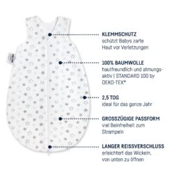 Julius Zöllner Jersey Schlafsack, Stella 98 -Bambino Store 32596 1