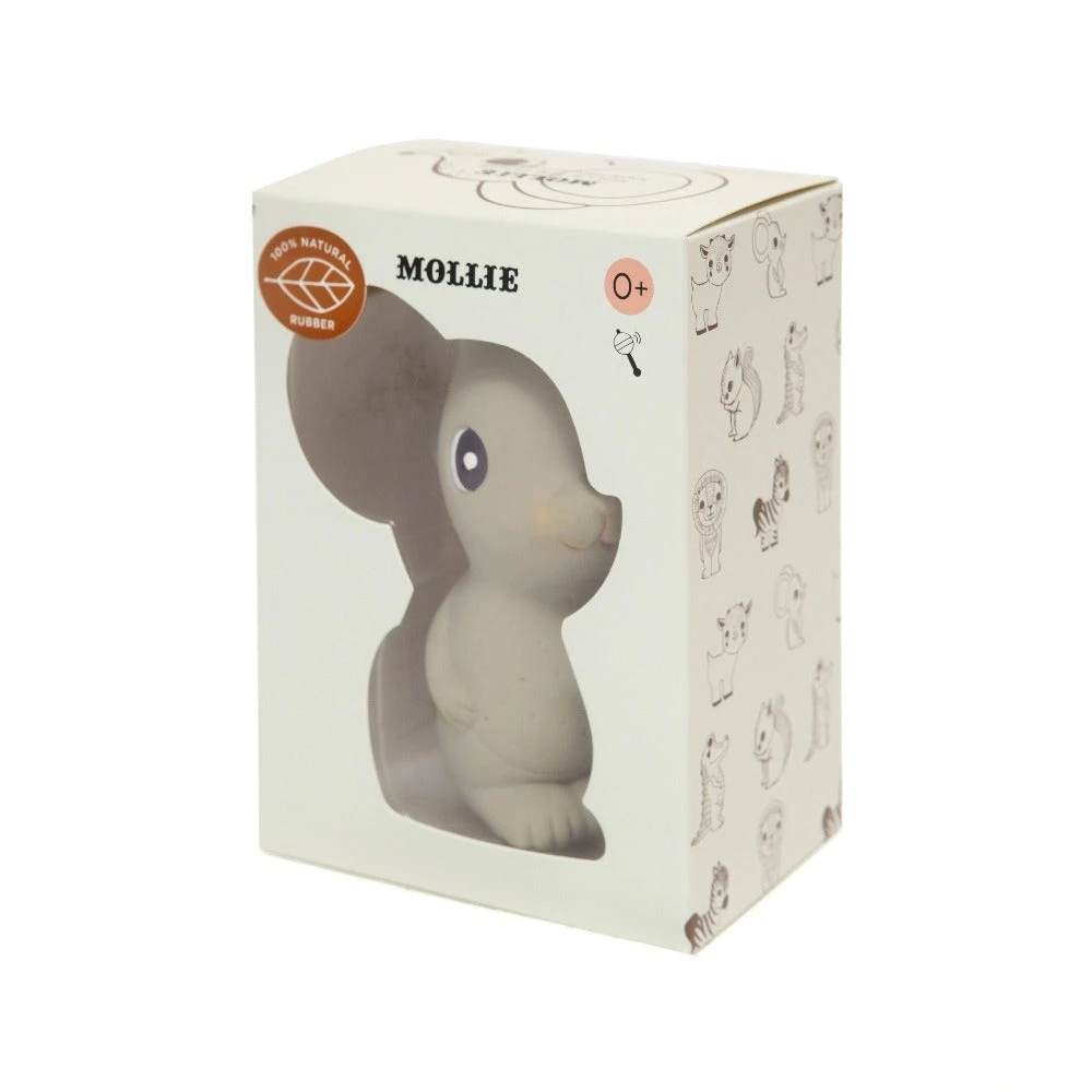 Petit Monkey Greifling Aus Naturkautschuk, Mollie The Mouse 7 Petit Monkey Greifling Aus Naturkautschuk, Mollie The Mouse – Bild 5