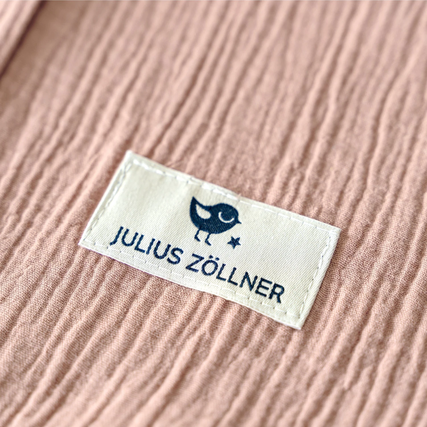 Julius Zöllner Sommerschlafsack Musselin 62, Dusty Rose 5 Julius Zöllner Sommerschlafsack Musselin 62, Dusty Rose – Bild 3