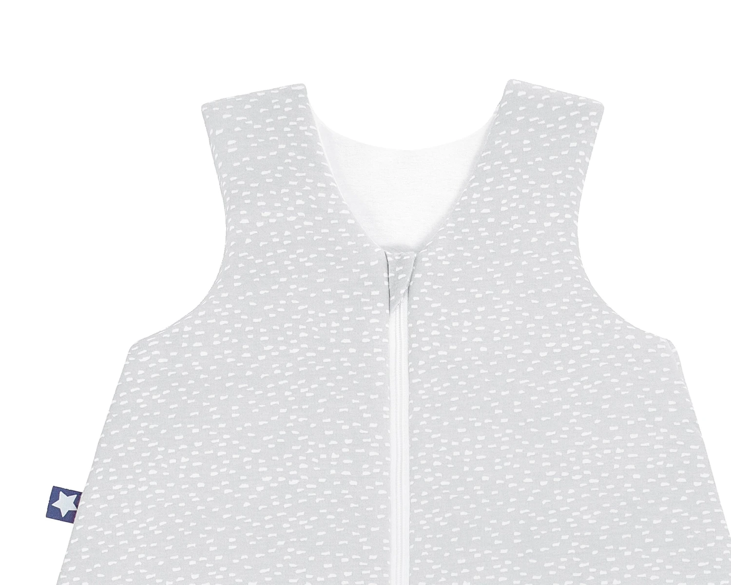 Julius Zöllner Schlafsack Jumper 104, Tiny Squares Grey 3 Julius Zöllner Schlafsack Jumper 104, Tiny Squares Grey – Bild 2