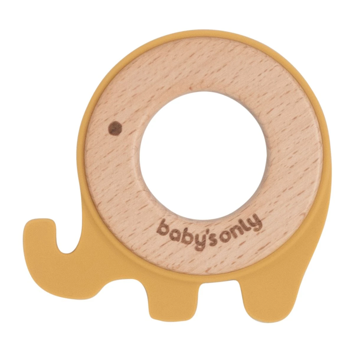 Baby's Only Beißring-Elefant, Ocker 3 Baby's Only Beißring-Elefant, Ocker