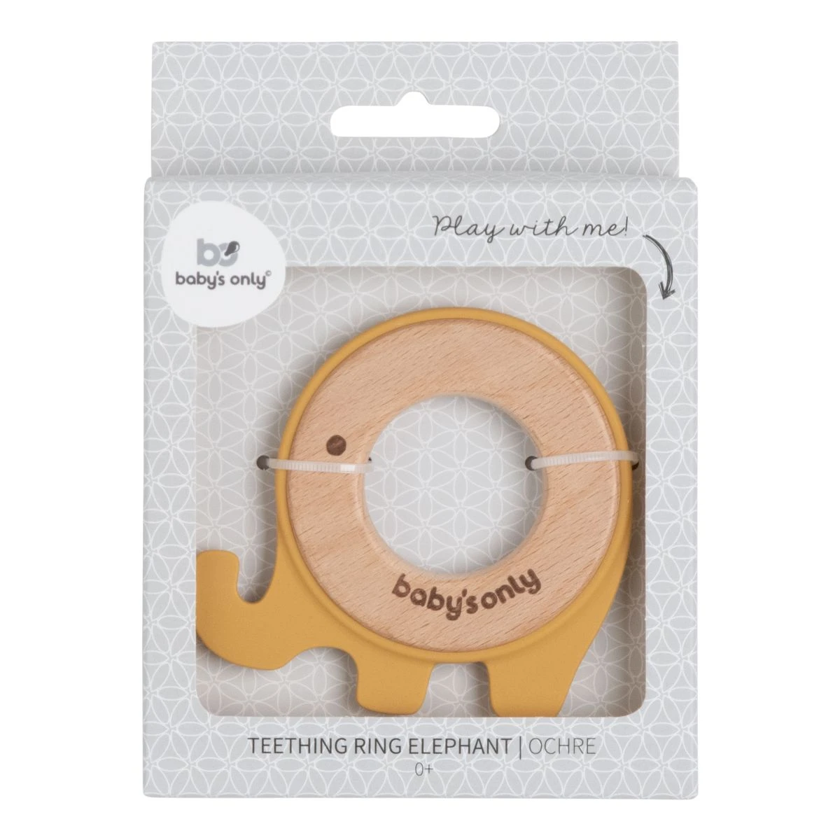Baby's Only Beißring-Elefant, Ocker 5 Baby's Only Beißring-Elefant, Ocker – Bild 3