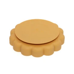 Petit Monkey Silikon Teller Mit Saugknopf Löwe, Ochre -Bambino Store 36338 2