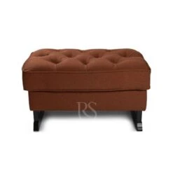 Rocking Seats Royal Fußbank, Rostbraun & Schwarzes Holz 7 Rocking Seats Royal Fußbank, Rostbraun & Schwarzes Holz -Bambino Store 36827 2