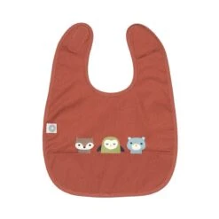 Franck & Fischer Lätzchen Aus Bio-Baumwolle, Friends - Rot