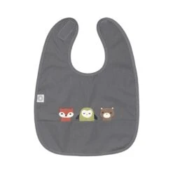 Franck & Fischer Lätzchen Aus Bio-Baumwolle, Friends - Grau