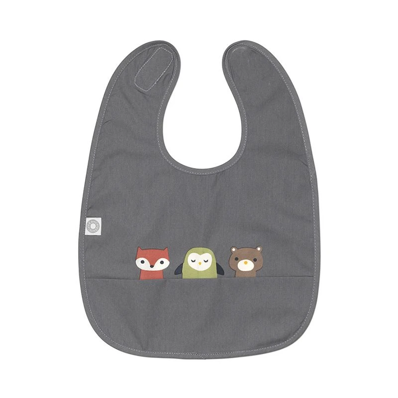 Franck & Fischer Lätzchen Aus Bio-Baumwolle, Friends - Grau 3 Franck & Fischer Lätzchen Aus Bio-Baumwolle, Friends - Grau