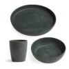 Sebra Melamin Geschirr-Set MUMS, Bottle Green -Bambino Store 37895 0