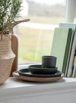 Sebra Melamin Geschirr-Set MUMS, Bottle Green -Bambino Store 37895 2