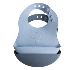 Trixie Silikon Lätzchen 2-Pack, Mrs. Elephant