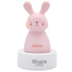 Olala Nachtlicht LED Induktion - Häschen, Pink