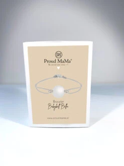 Proud MaMa Armband Babybell Bella, Silber -Bambino Store 38650 1