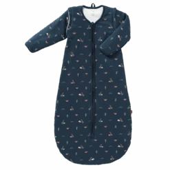 Fresk Schlafsack Mit Abnehmbaren Ärmel, Kaninchen Indigo - 90 Cm