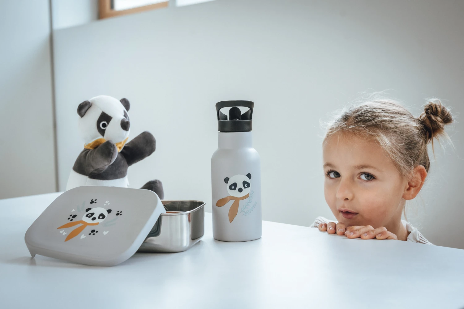 Trixie Edelstahl Trinkflasche, 350 Ml - Panda 8 Trixie Edelstahl Trinkflasche, 350 Ml - Panda – Bild 6