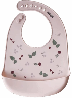 Kikadu Silikon Esslätzchen, Hase Rosé