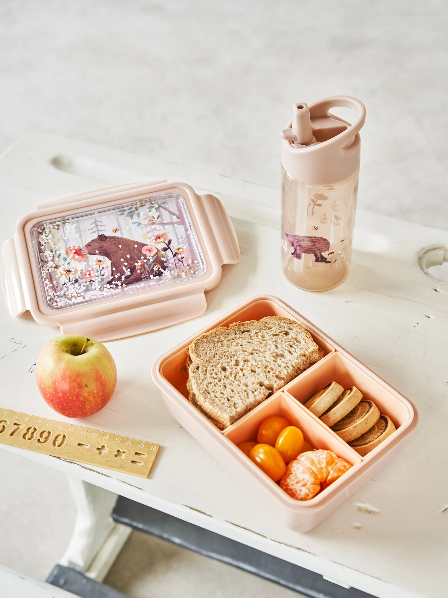 Petit Monkey Lunch Box, Summender Bär 3 Petit Monkey Lunch Box, Summender Bär